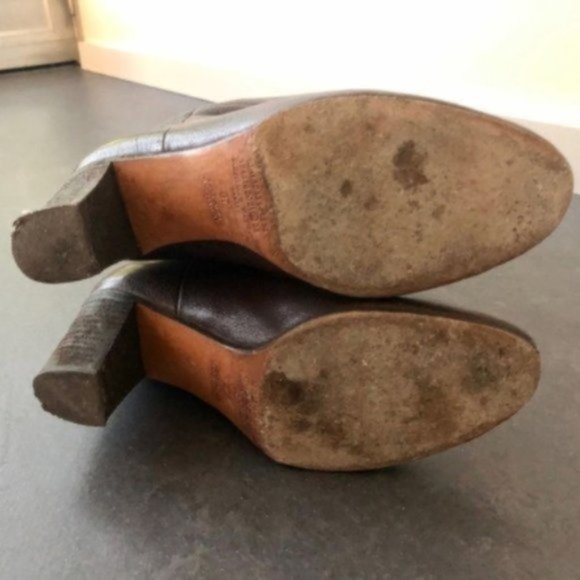 SOLD! Maison Martin Margiela Tall Leather Brown Boots - Picture 4 of 8